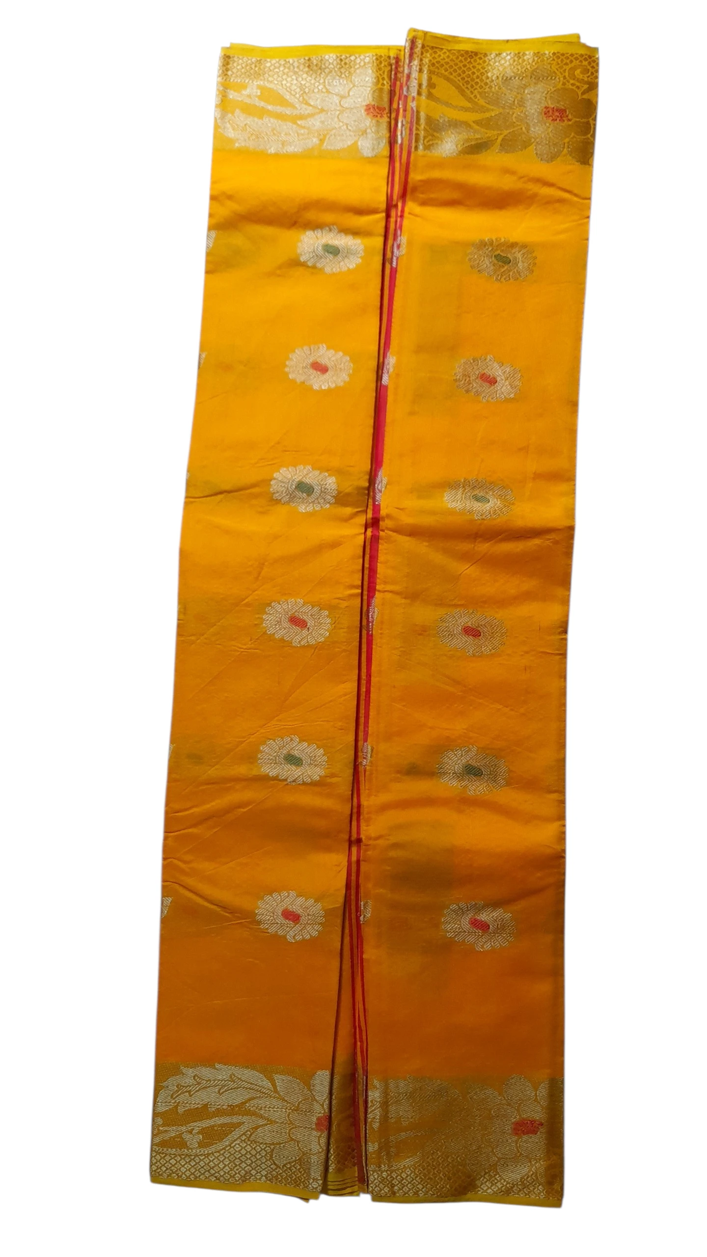 বাচ্চাদের জন্য রঙিন প্যাটার্ন শাড়ি ৮ হাত j13