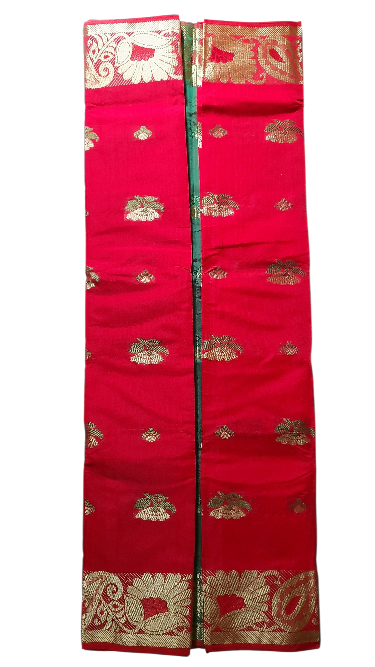 বাচ্চাদের জন্য রঙিন প্যাটার্ন শাড়ি ৮ হাত j11