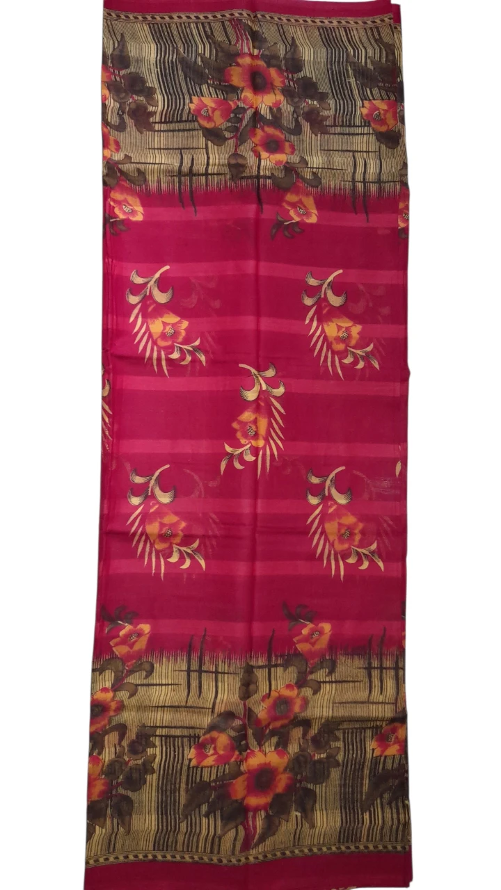 সুতি শাড়ি চিকন সুতা j27
